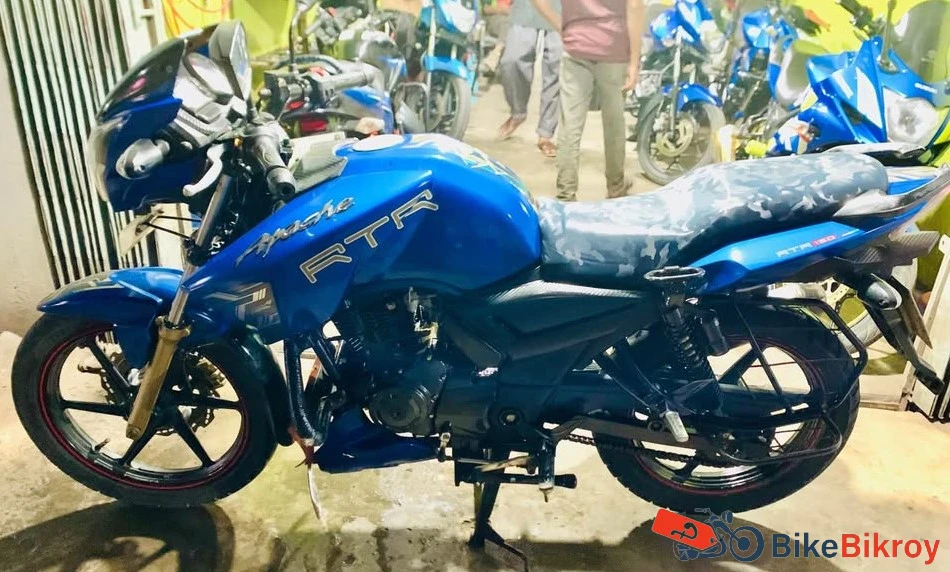 TVS Apache RTR 2018 Matt Blue