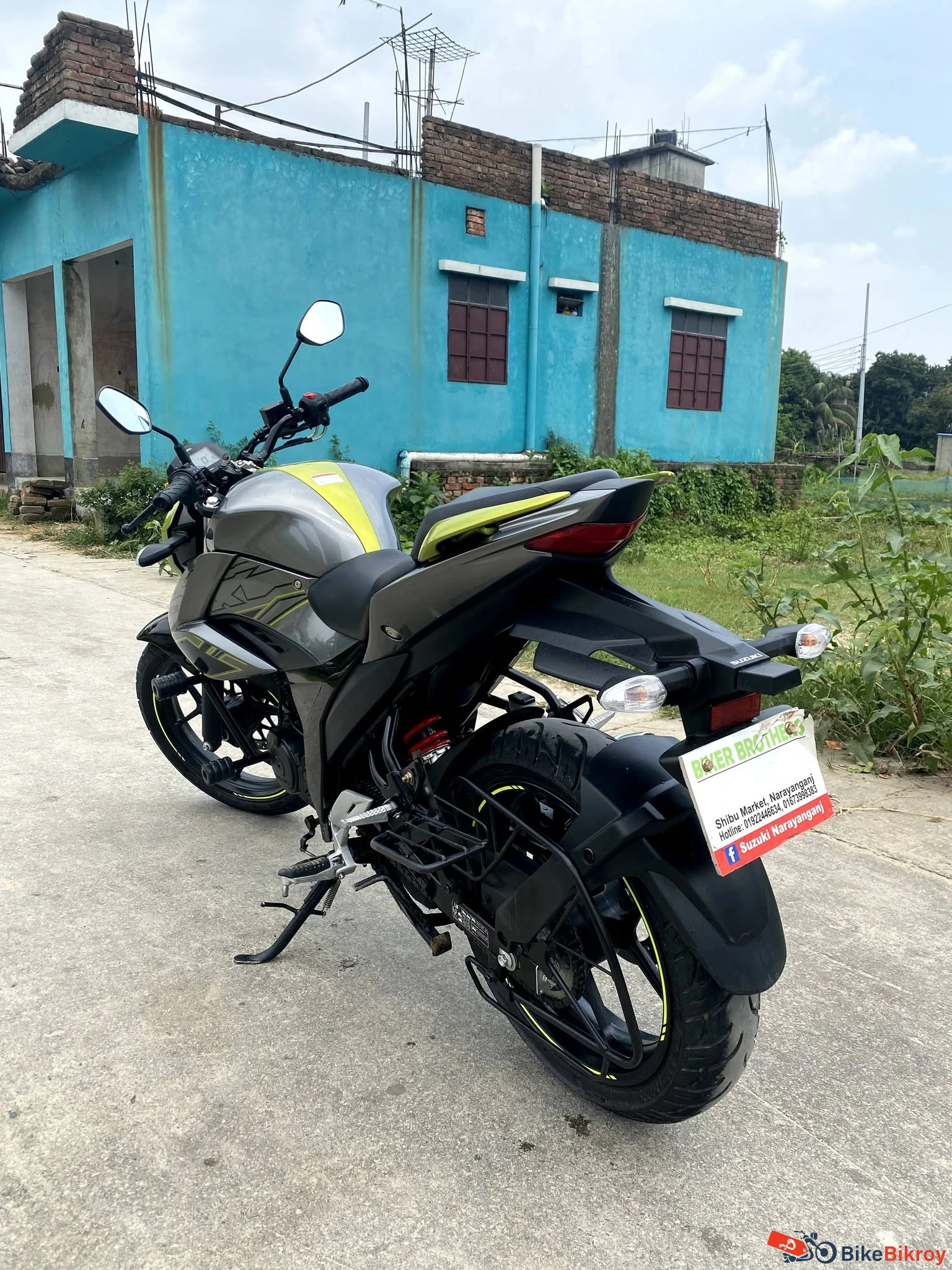 Suzuki Gixxer Fi dual disk